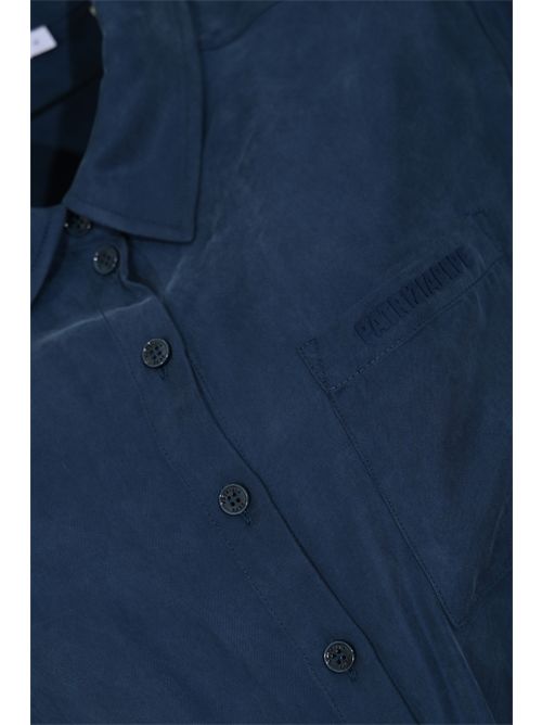 Camicia fluida in cupro e viscosa con fiocco Patrizia Pepe | 8C0869 A704CA97